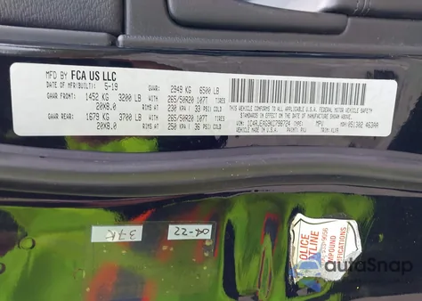 2019 Jeep Grand Cherokee Altitude 4X2 from USA, damaged, VIN 1C4RJEAG9KC798724